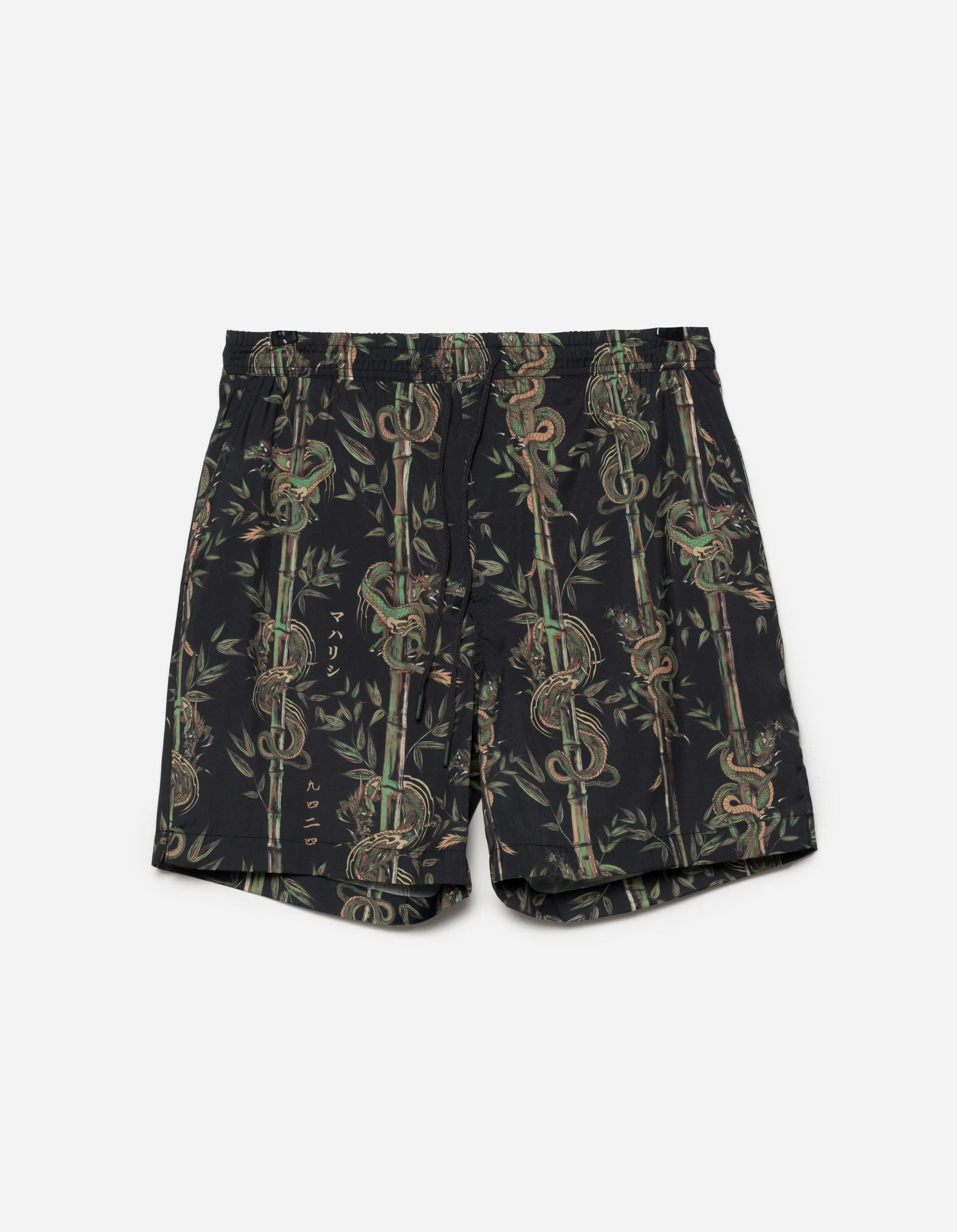 1272 Dragon Bamboo Swim Shorts Black
