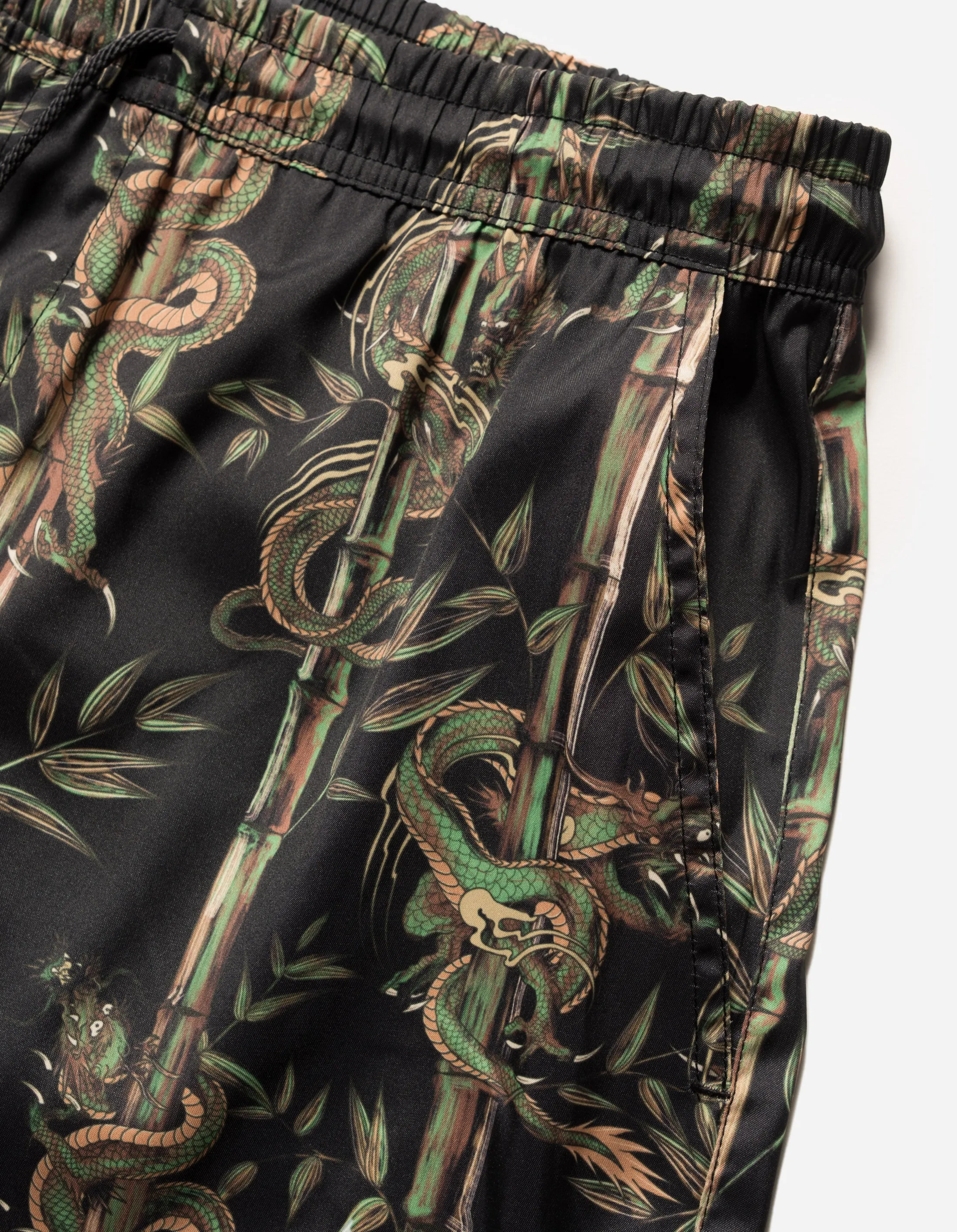 1272 Dragon Bamboo Swim Shorts Black