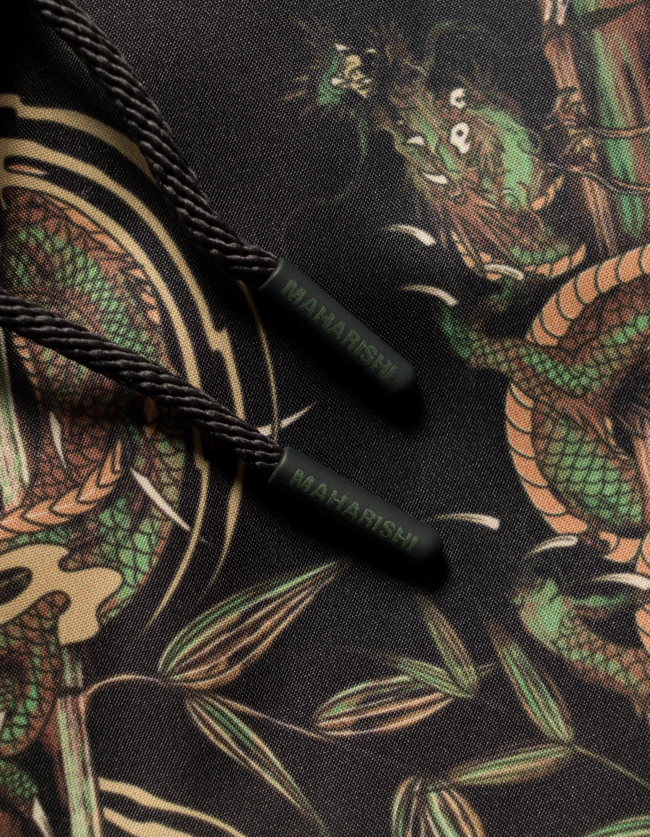 1272 Dragon Bamboo Swim Shorts Black