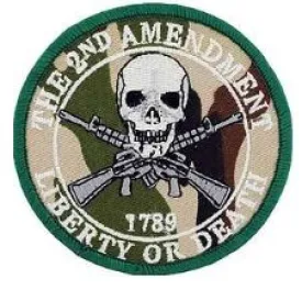 2nd Amendment 1789 Camo Patch