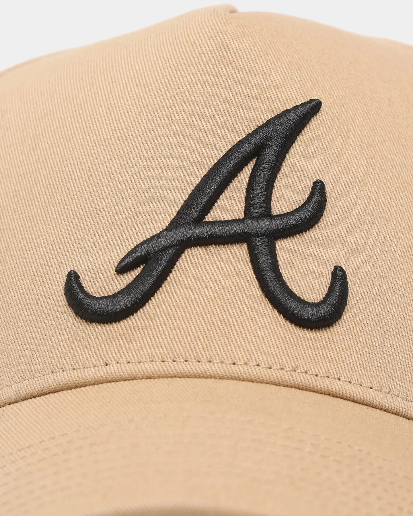 47 Brand Atlanta Braves 'Khaki Stadium' Sure Shot 47 MVP DT Snapback Khaki/Black