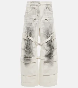 Acne Studios Wide Leg Jeans, Black