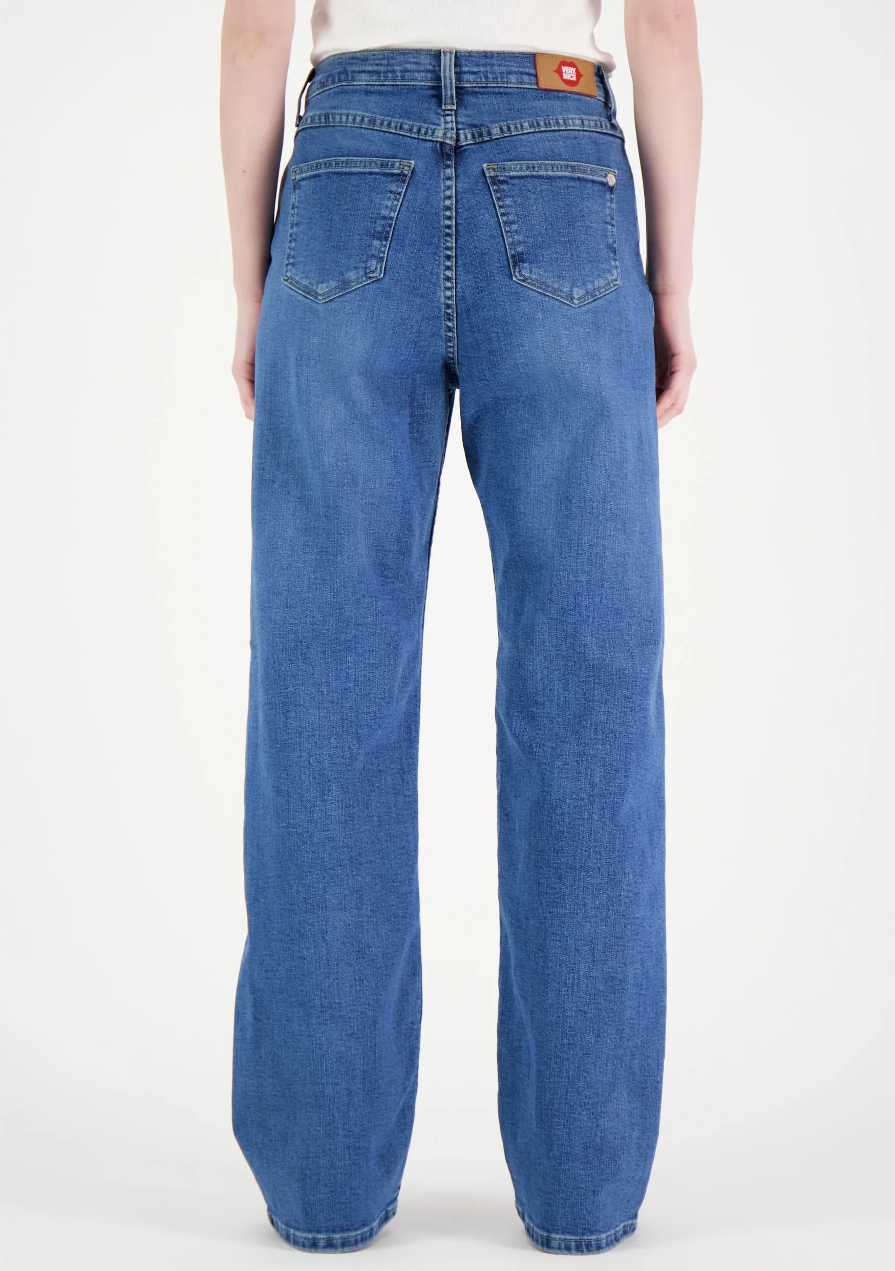 Anisa Wide Leg Jeans Blue