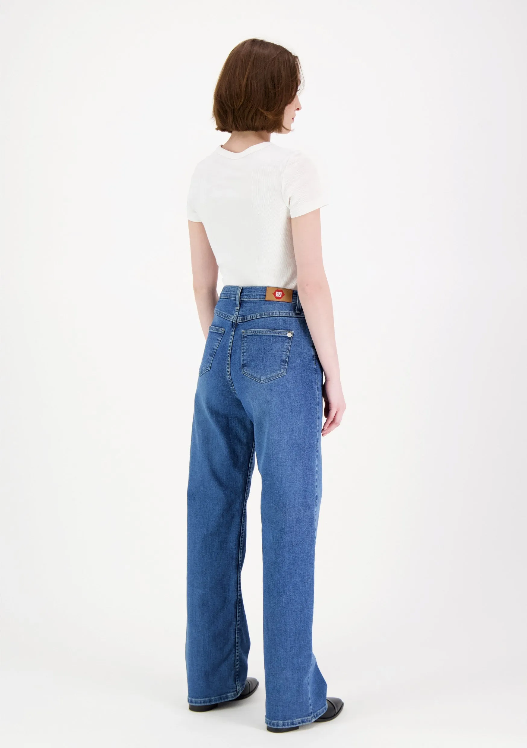 Anisa Wide Leg Jeans Blue
