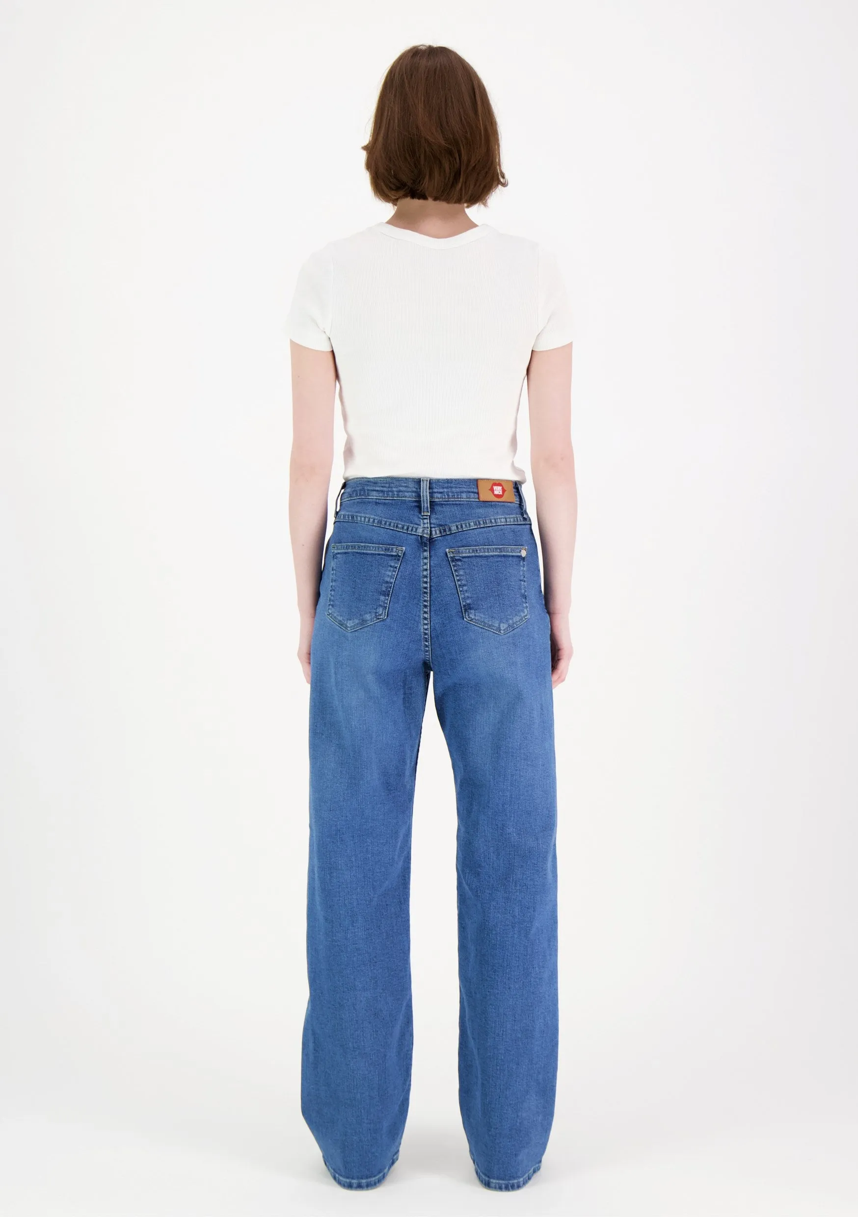 Anisa Wide Leg Jeans Blue