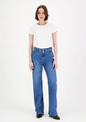 Anisa Wide Leg Jeans Blue