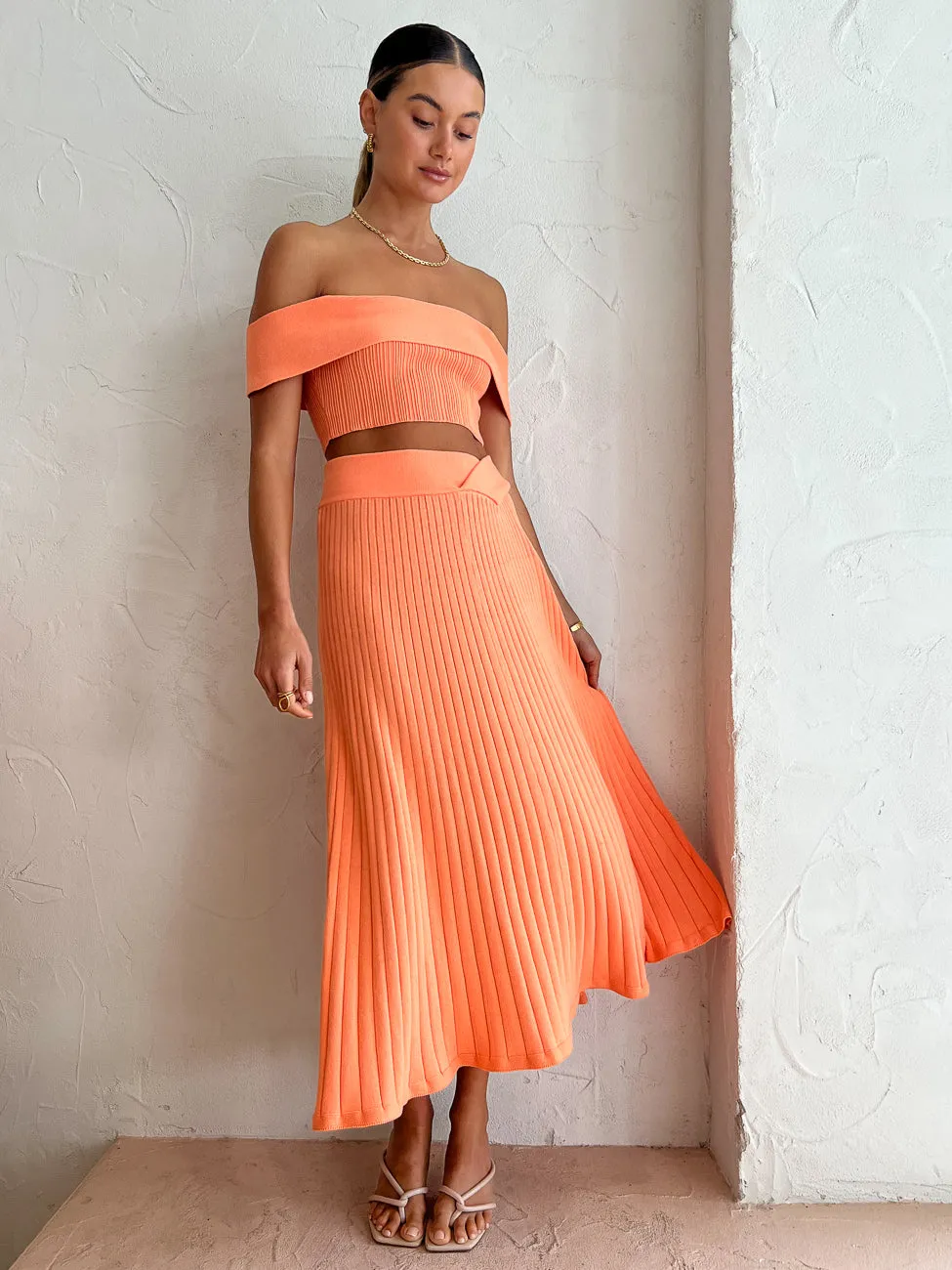 Anna Quan Tessa Top in Coral
