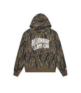 ARCH LOGO CAMO POPOVER HOOD - KHAKI CAMO