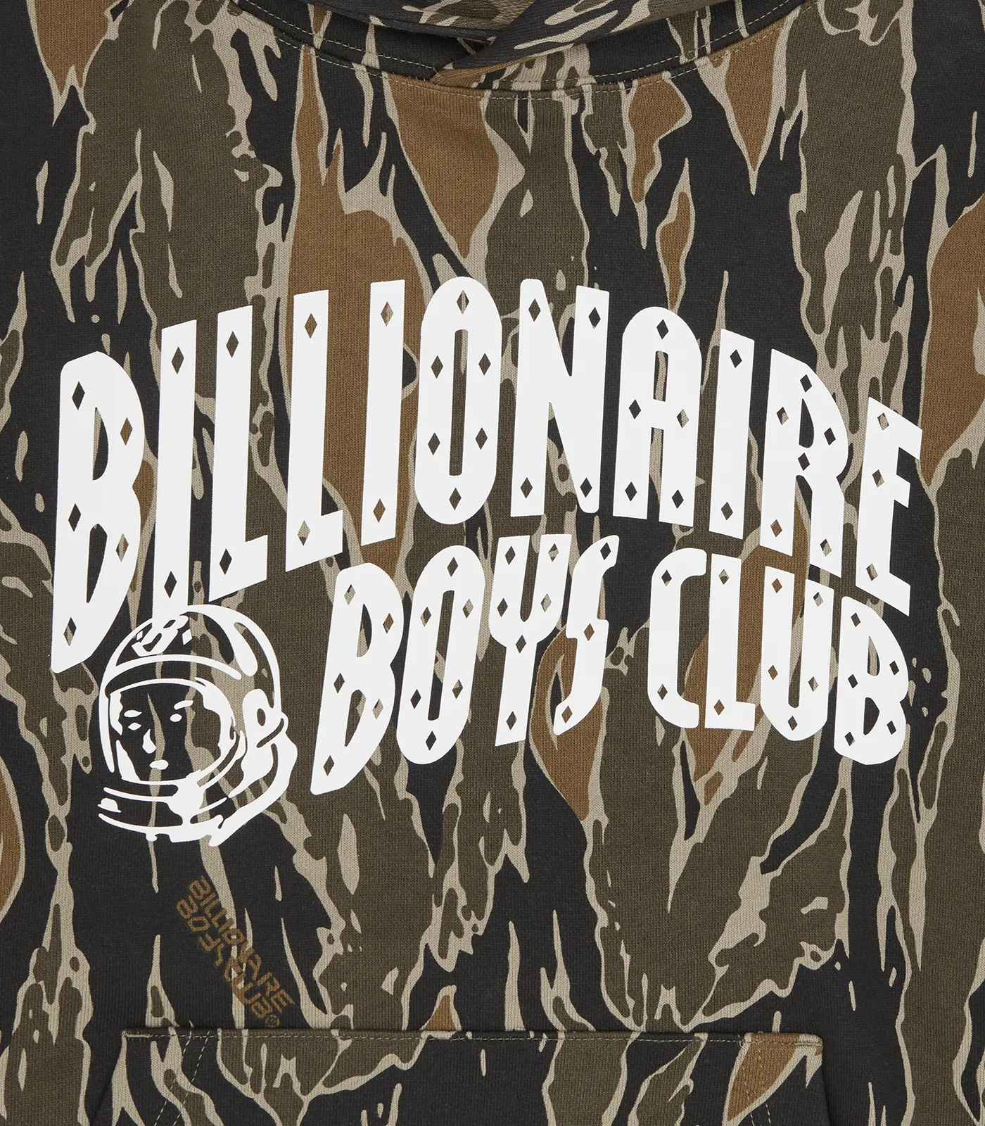 ARCH LOGO CAMO POPOVER HOOD - KHAKI CAMO