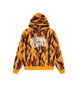ARCH LOGO CAMO POPOVER HOOD - ORANGE CAMO