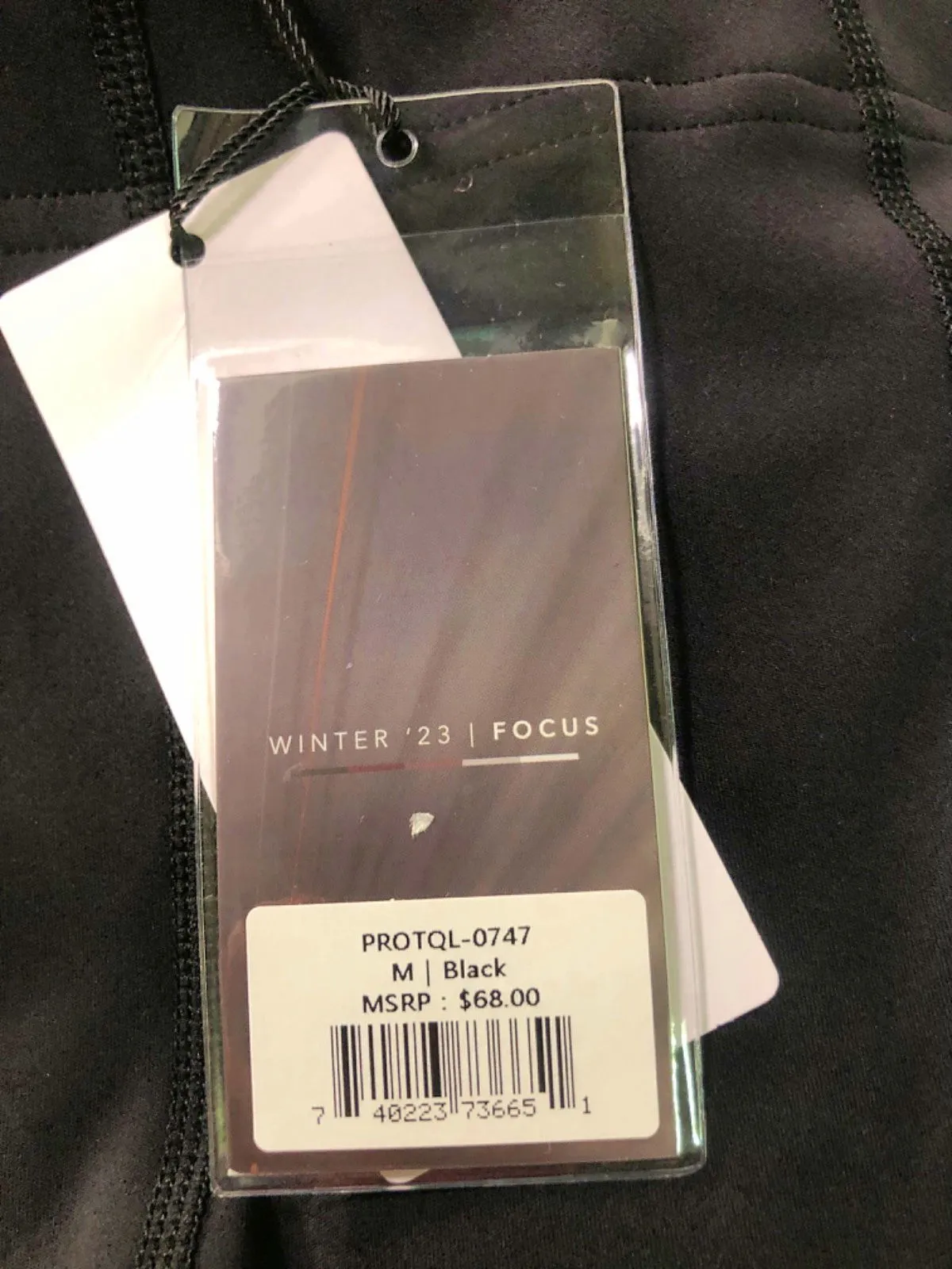 ASRV Black Winter '23 Focus Leggings M