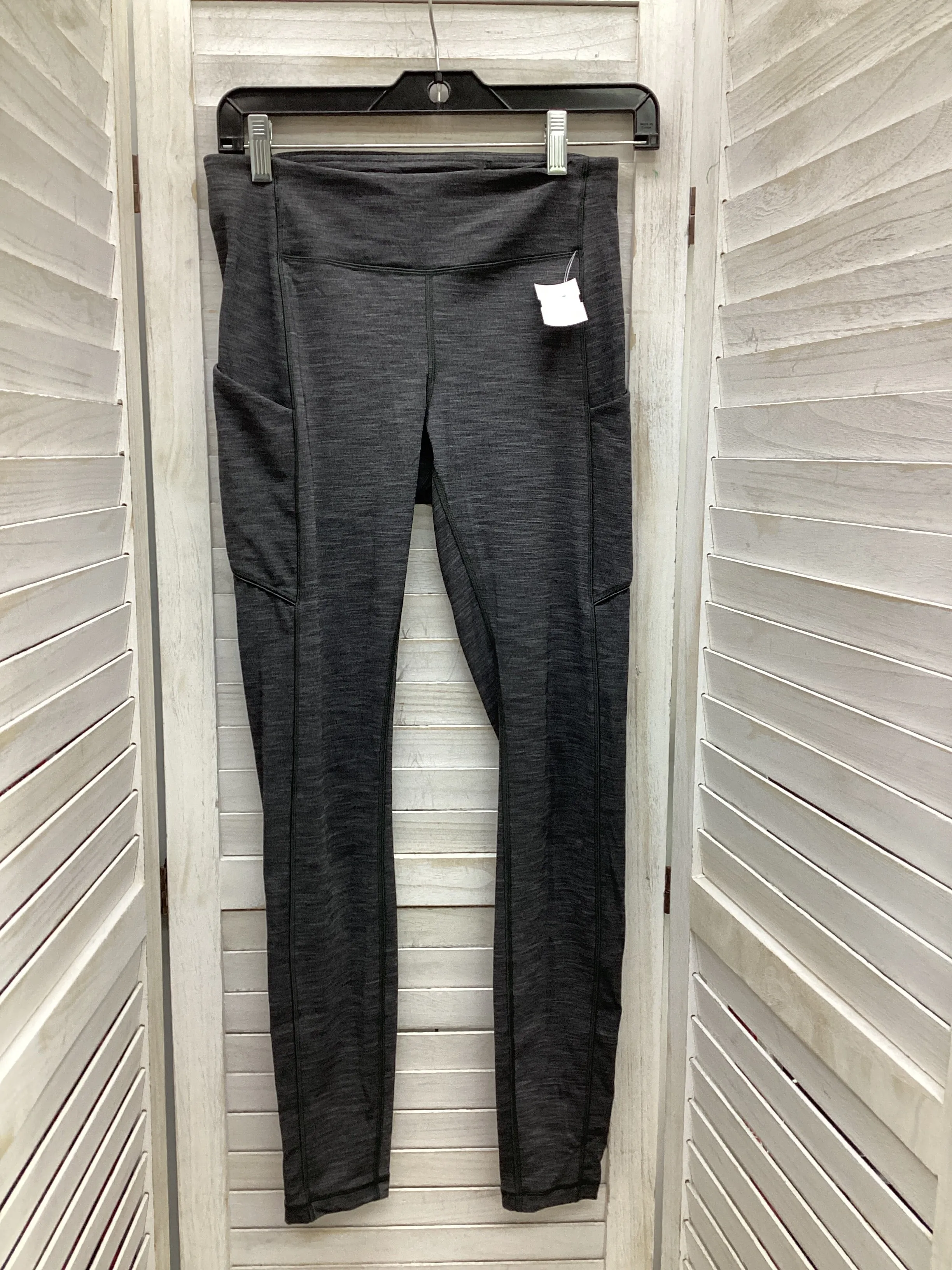 Athletic Leggings By Lululemon In Grey, Size: 6