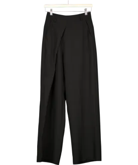 Bayse Black Straight Leg Trousers UK 6
