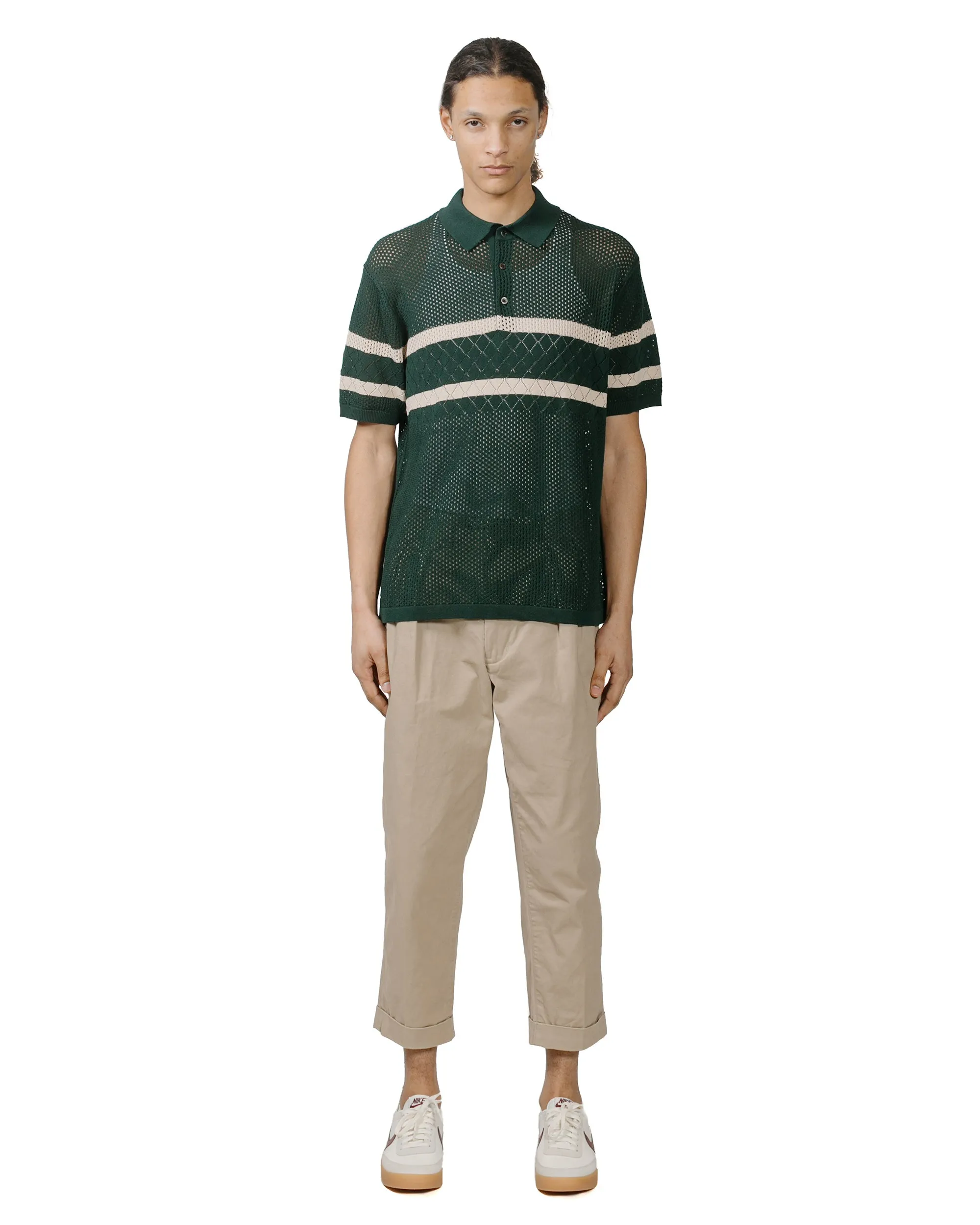 Beams Plus 2Pleats Twill Khaki