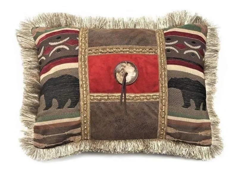 Black Bear Throw Pillow