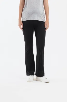 Black Flare Maternity Pants