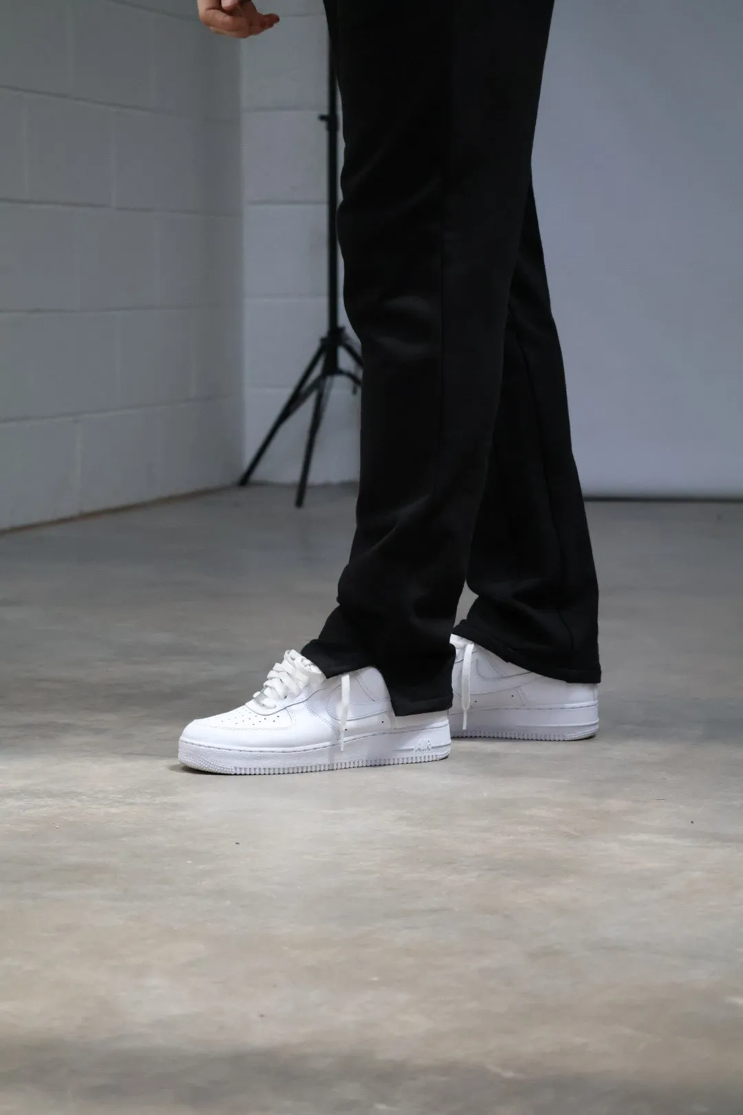 Black Split Hem Trouser