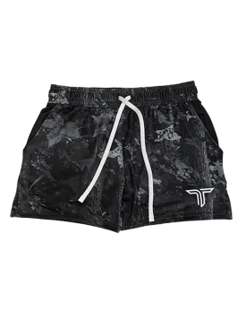 Blackout Hunter Camo Women’s Gym Short (3” Inseam)