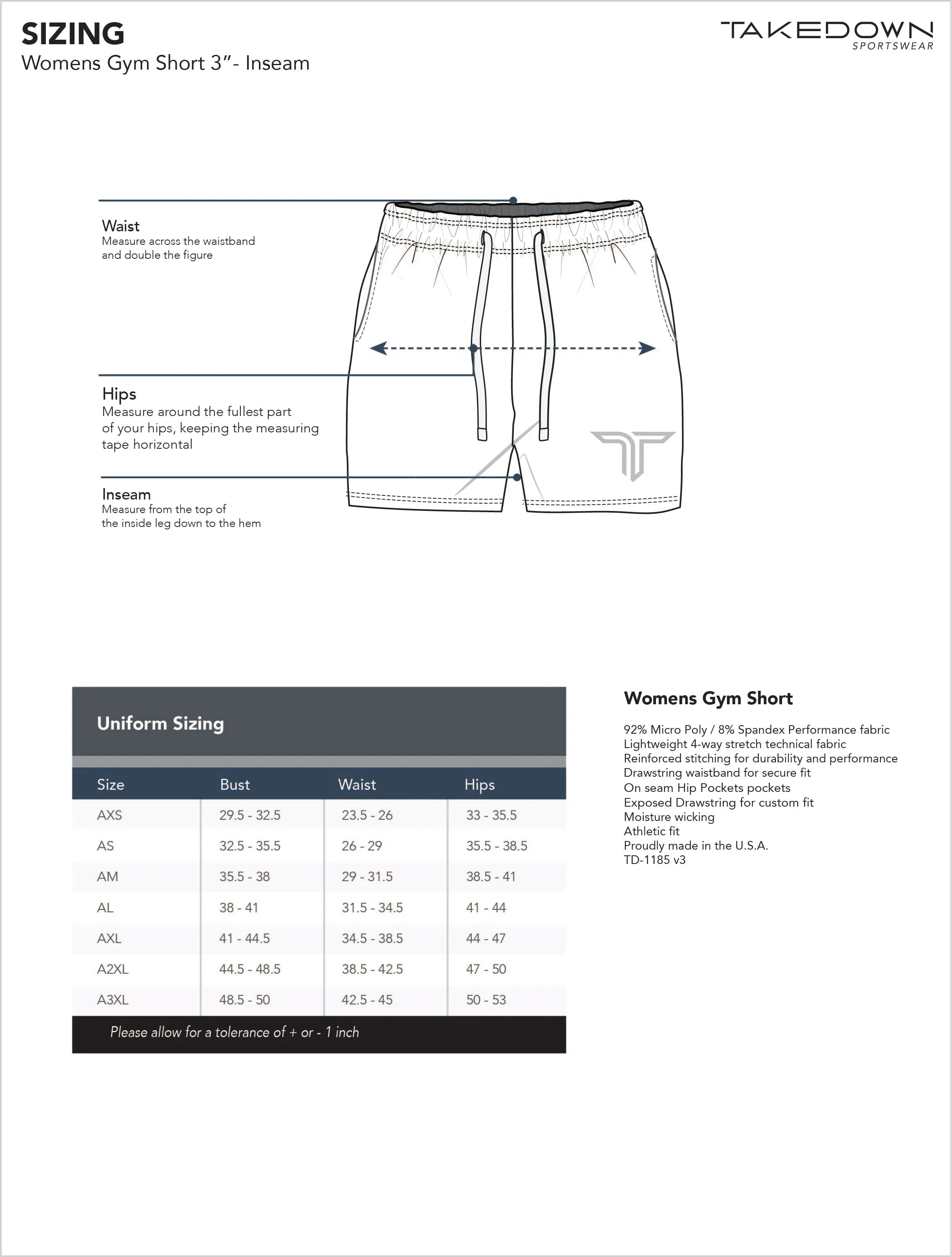 Blackout Hunter Camo Women’s Gym Short (3” Inseam)