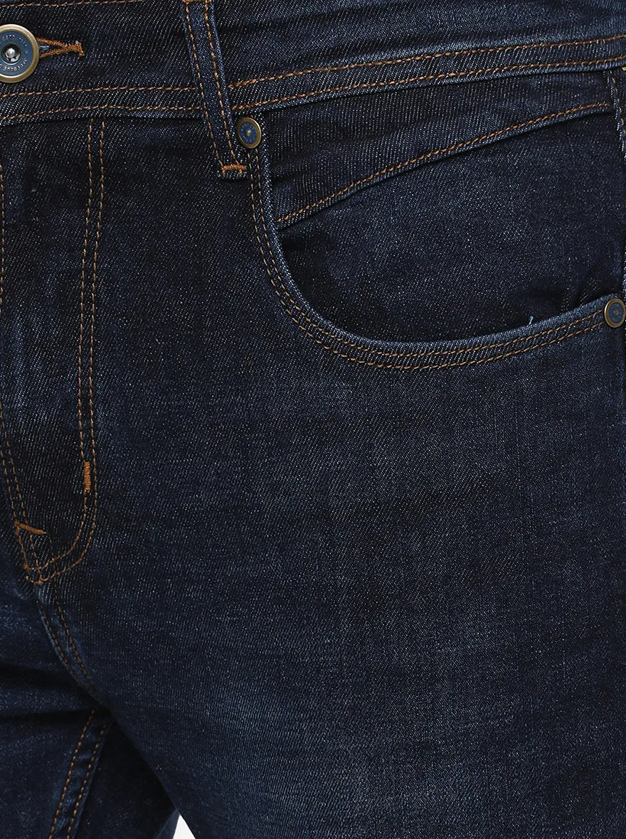 Blue Washed Rider Fit Jeans | JadeBlue