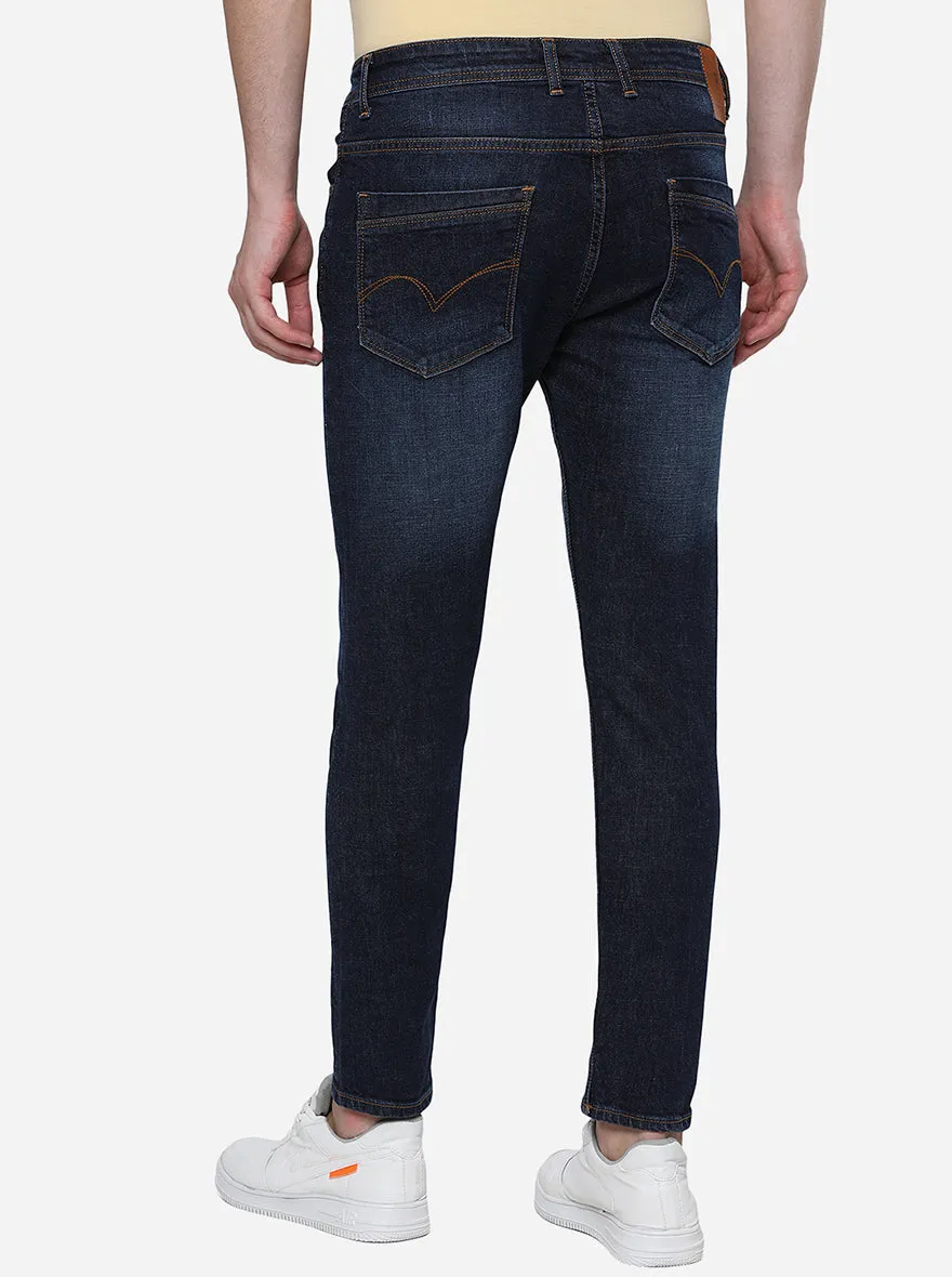 Blue Washed Rider Fit Jeans | JadeBlue