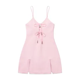 Bow Knots Dress - Pink