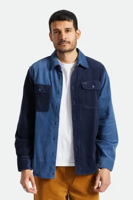 Bowery Corduroy L/S Flannel - Joe Blue/Navy