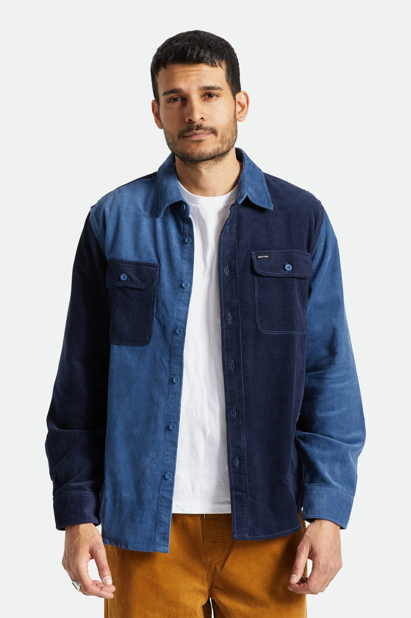 Bowery Corduroy L/S Flannel - Joe Blue/Navy