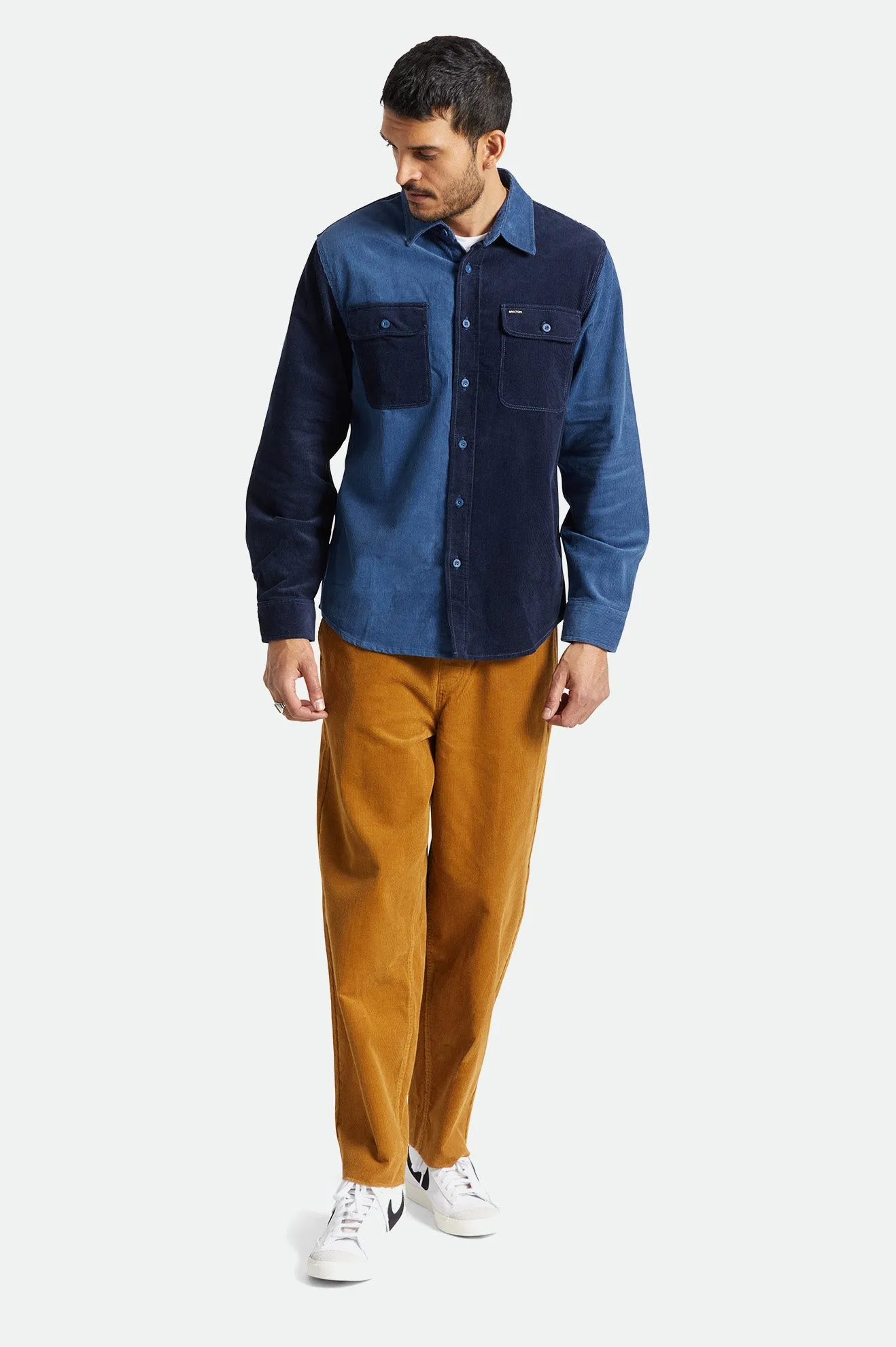 Bowery Corduroy L/S Flannel - Joe Blue/Navy