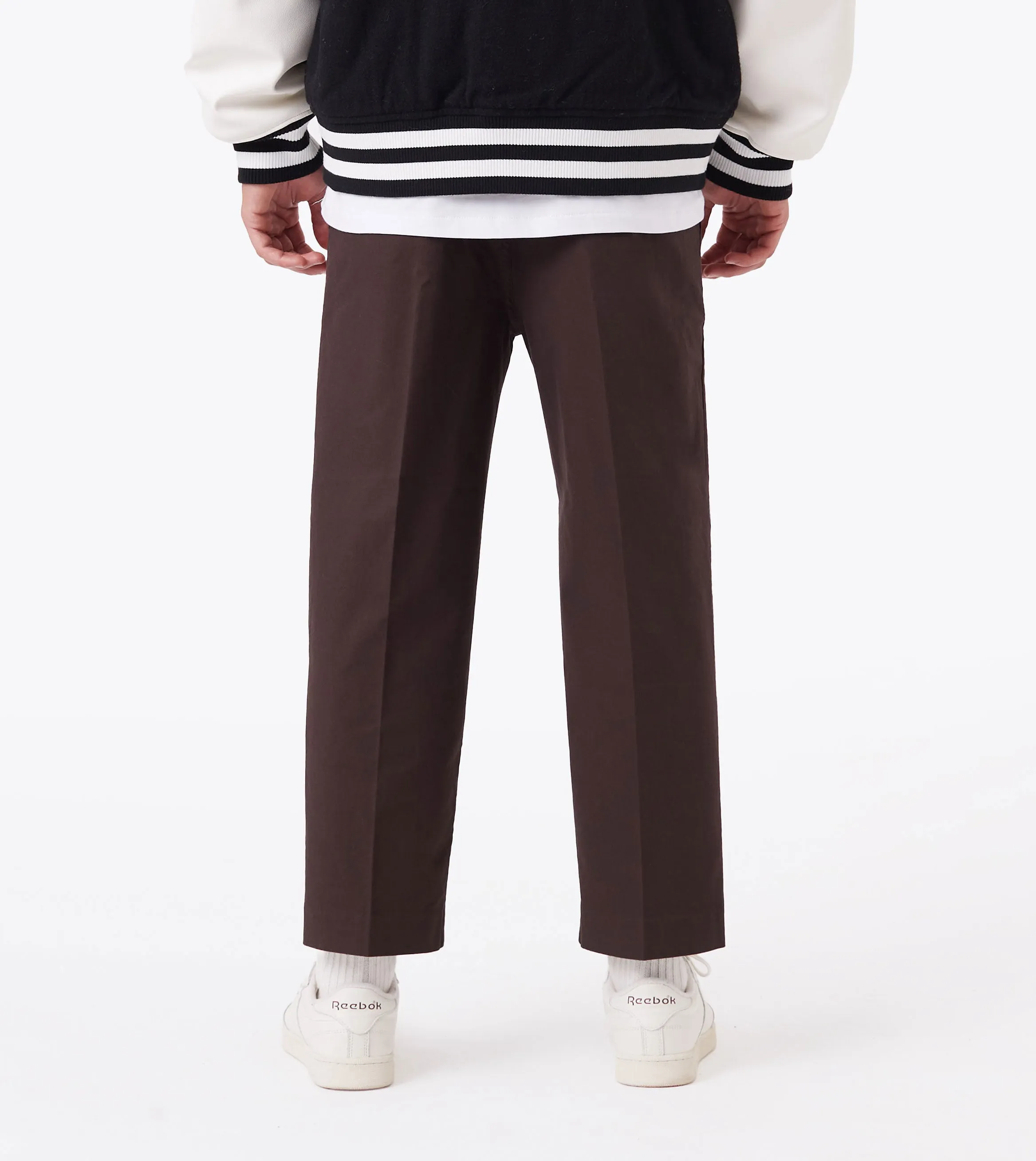 Box Crop Pant Dk Choc