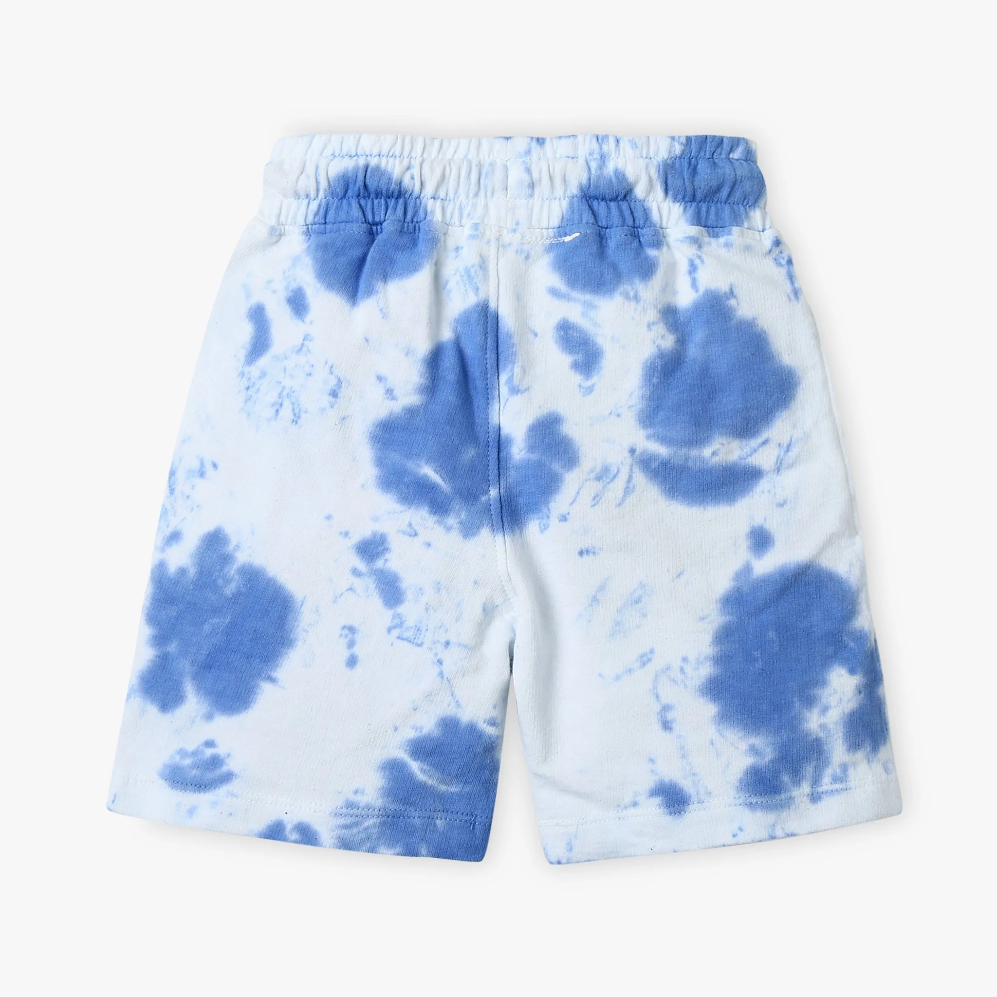 Boy's Regular Fit Tie - Dye Mid Rise Shorts