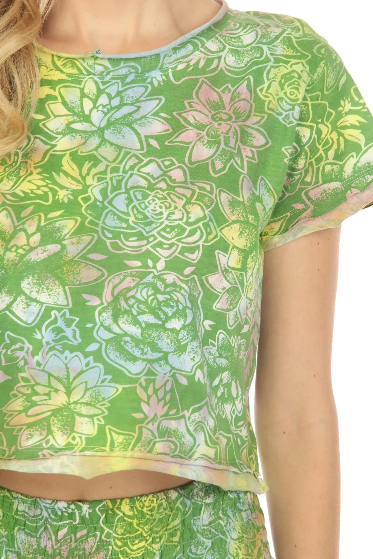 Cactus Garden Tie-dye Tee