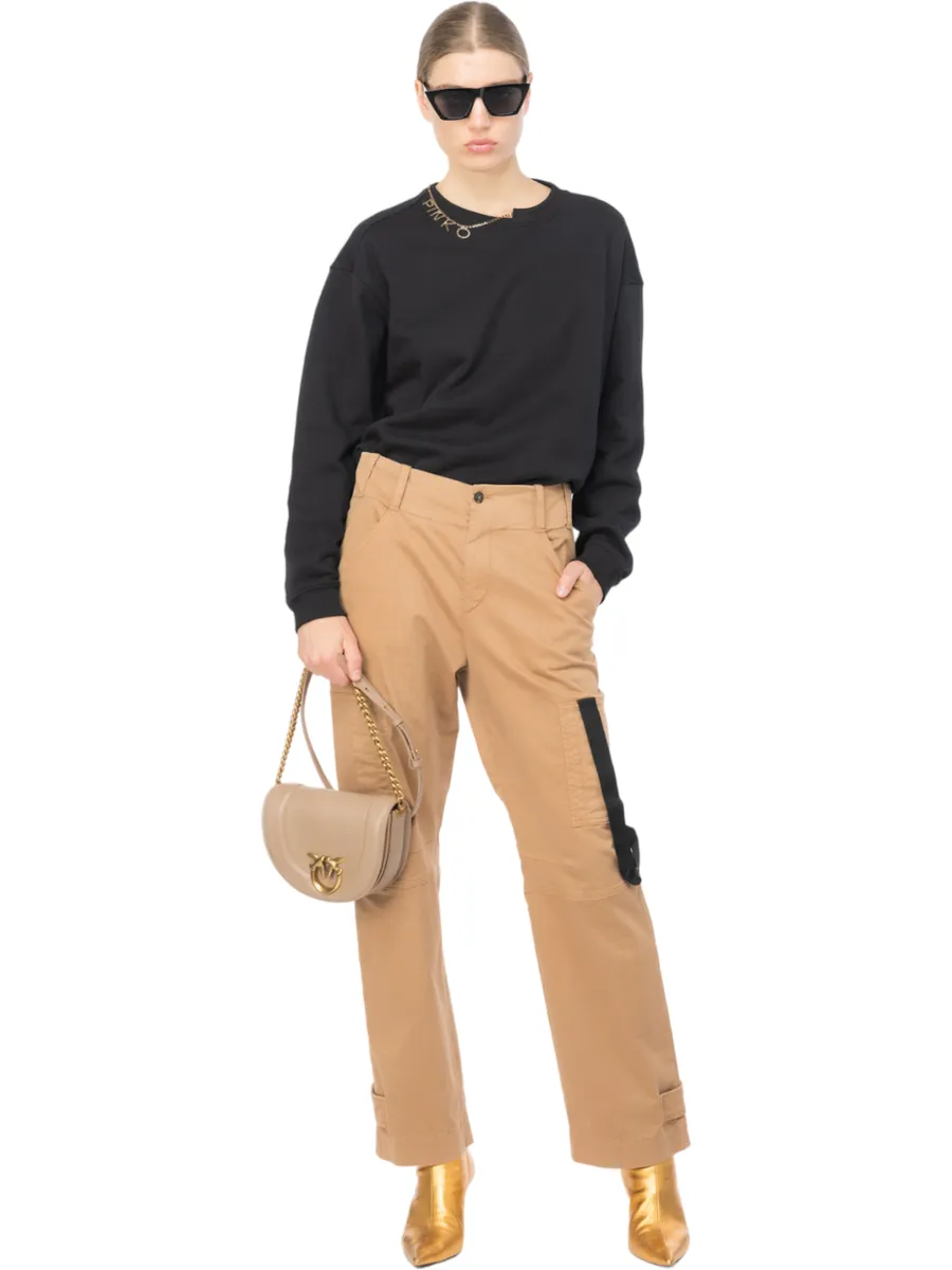 Caldo pantalone cargo con nastro