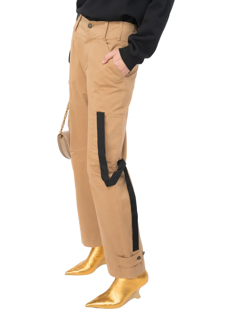 Caldo pantalone cargo con nastro