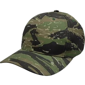 Cali Headwear KL100TG Tiger Green Camo 6 Panel Cap USA Made