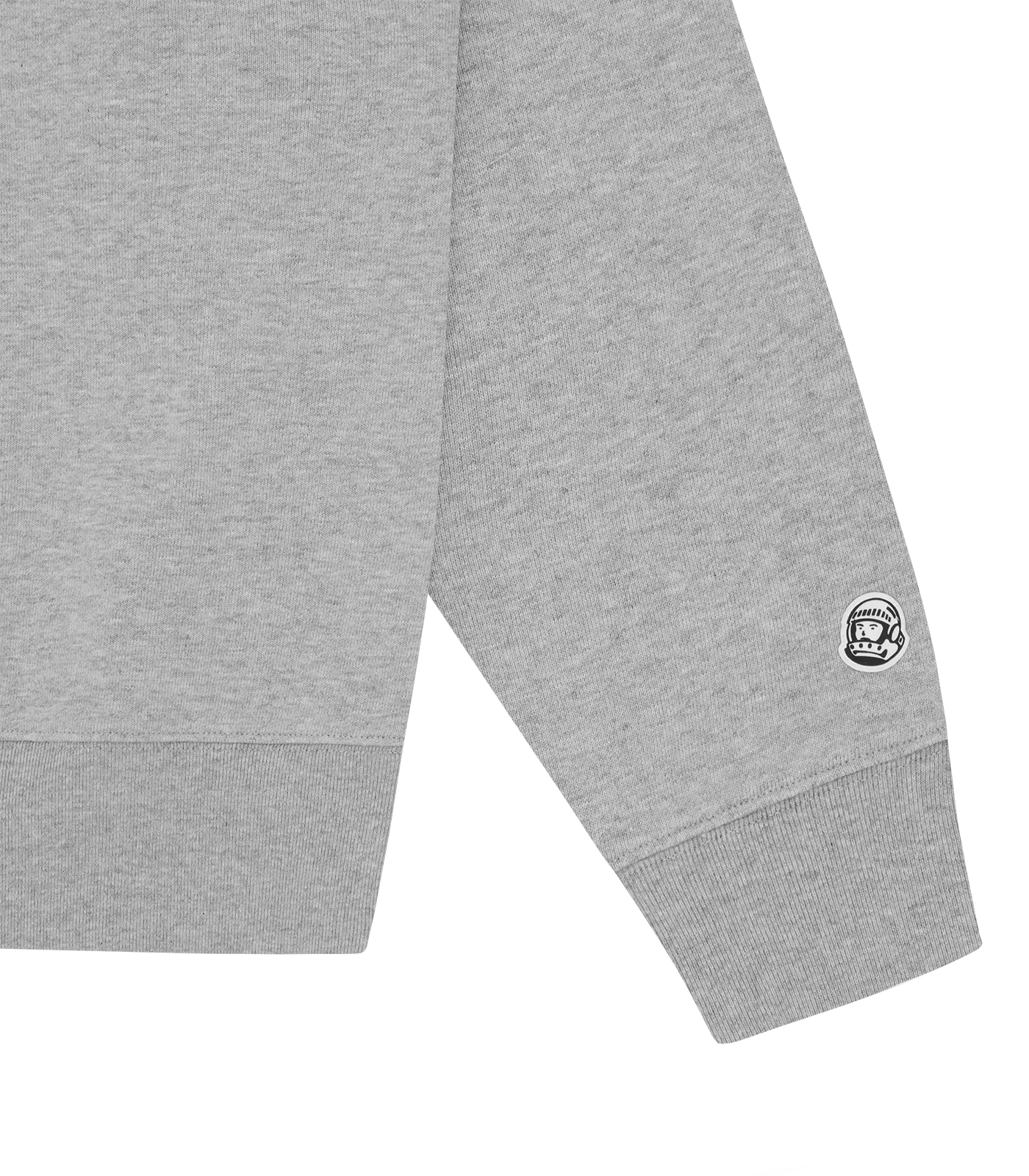 CAMO ARCH LOGO CREWNECK - HEATHER GREY/ORANGE