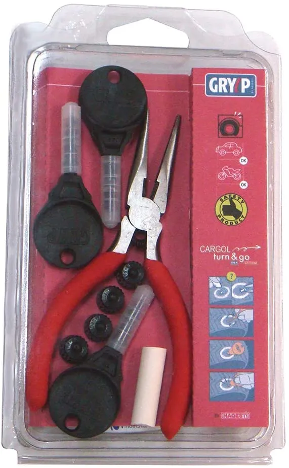 Cargol Turn & Go Tyre Repair Top Up Kit