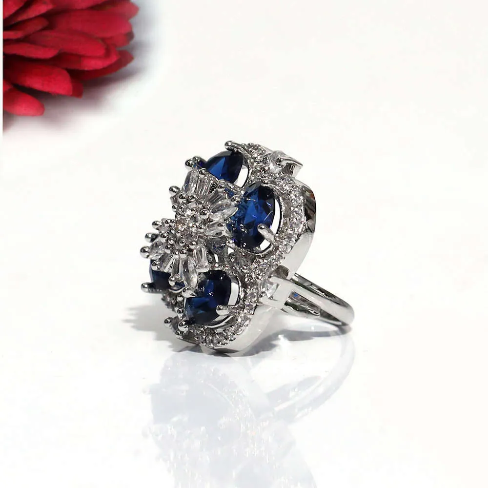 Caroline Cocktail Adjustable Ring