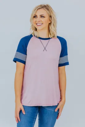 Cause a Scene Tee in Mauve