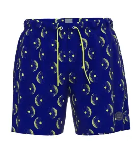 Ceceba Swirl Print Lined Swim Shorts Blue