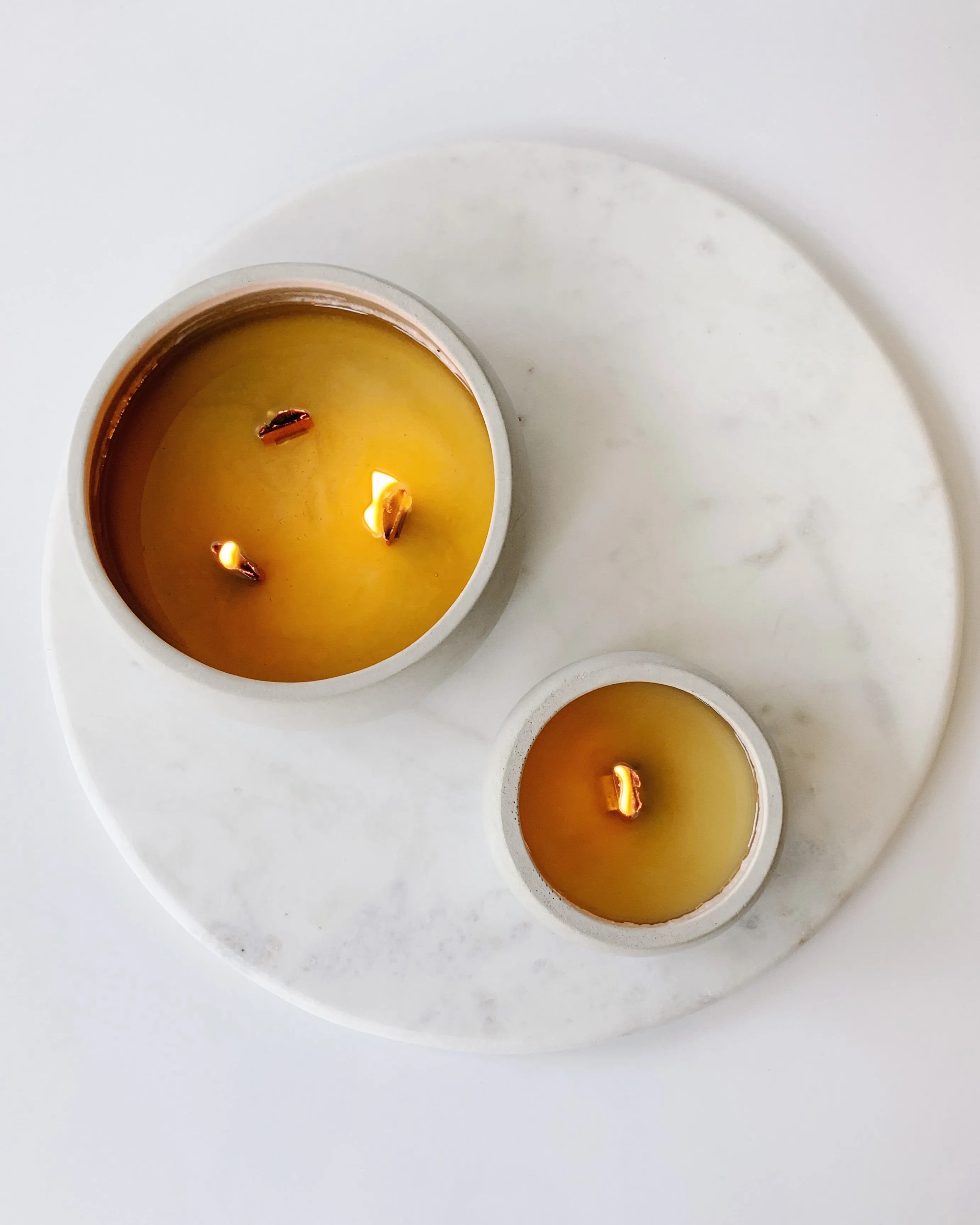 Channel The Flannel Concrete Wooden Wick Vessel