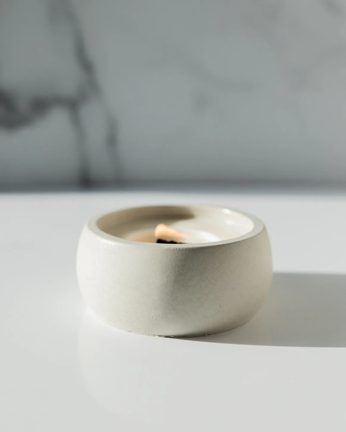 Channel The Flannel Concrete Wooden Wick Vessel