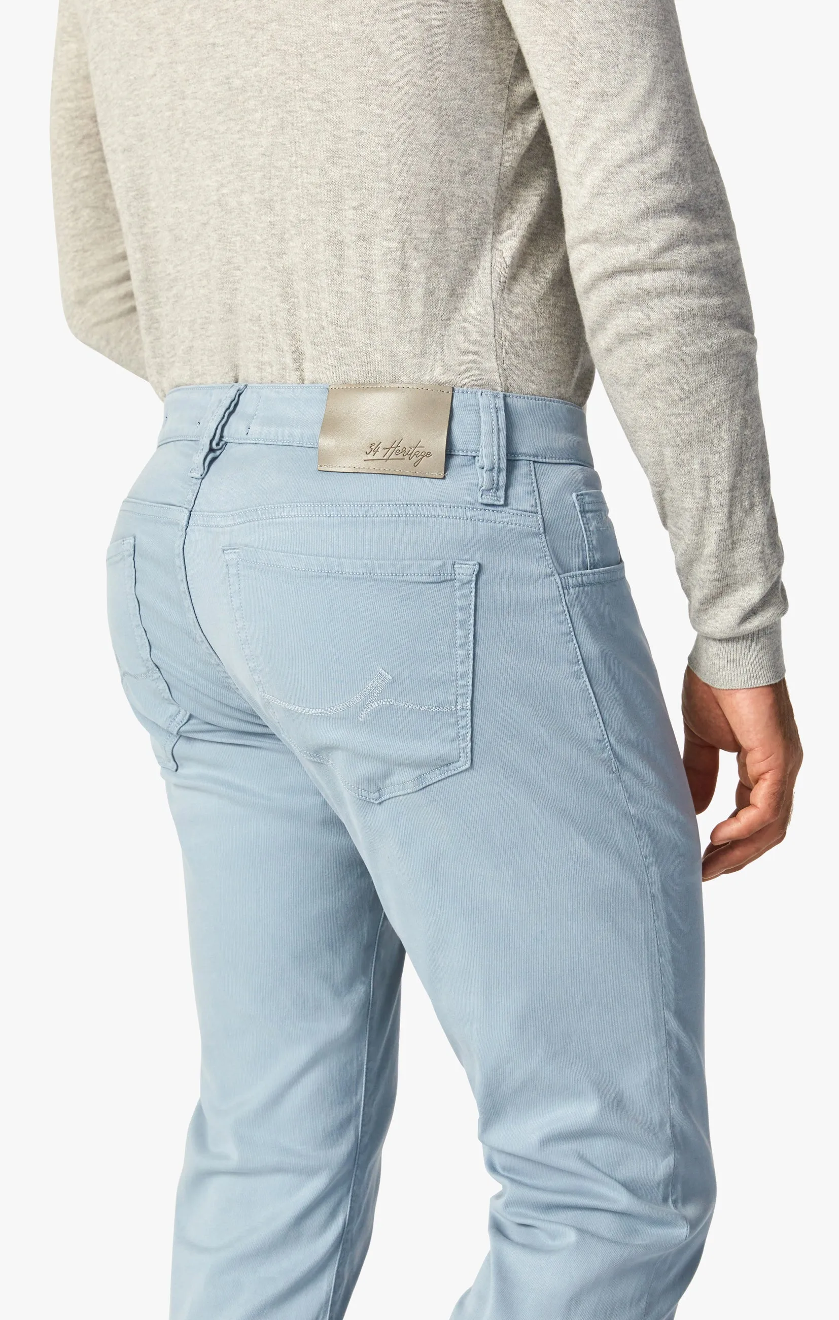 Courage Straight Leg Pants In French Blue Soft Touch