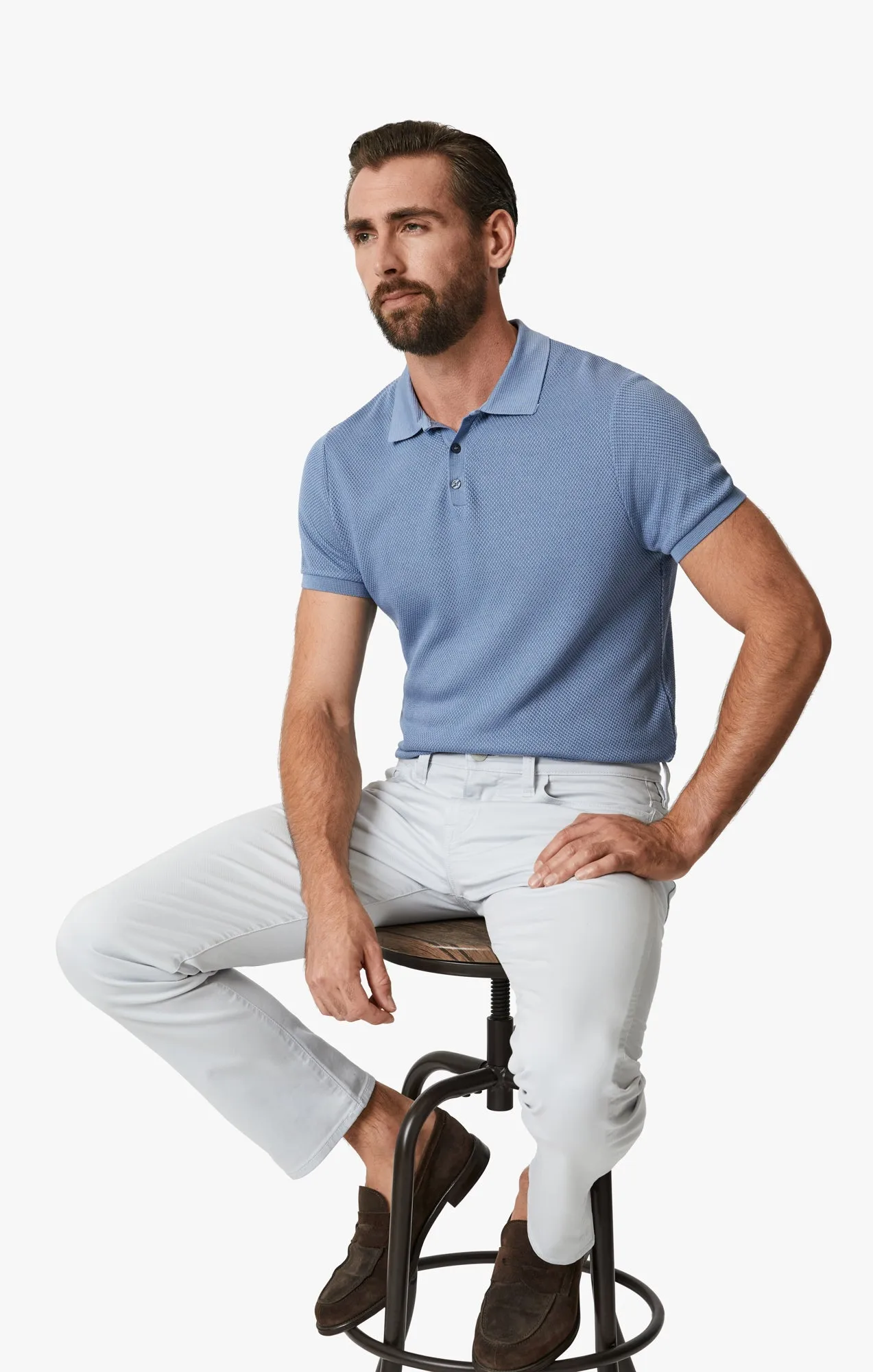 Courage Straight Leg Pants In Grey Dawn Coolmax