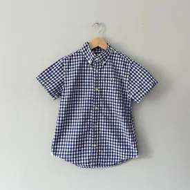 Crewcuts / Blue x white checked shirt / 6-7Y
