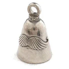 Daniel Smart Guardian Bell® Mustache, Pewter, 1.5 x 1 in