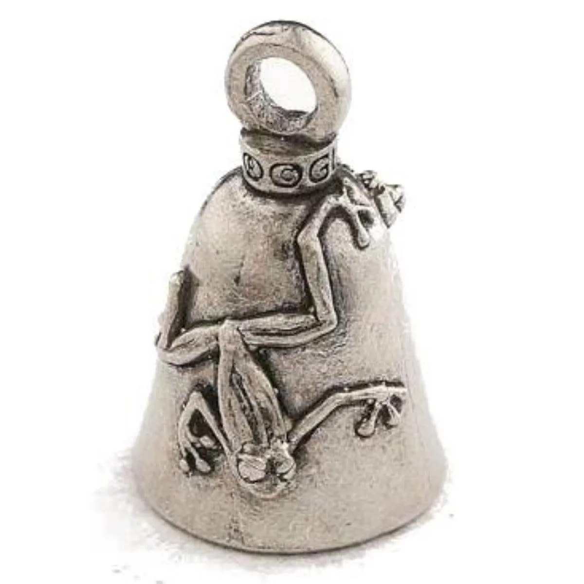 Daniel Smart Guardian Bell® Tree Frog, Pewter, 1.5 x 1 in