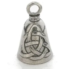Daniel Smart Guardian Bell® Trinity Knot, Pewter, 1.5 x 1 in