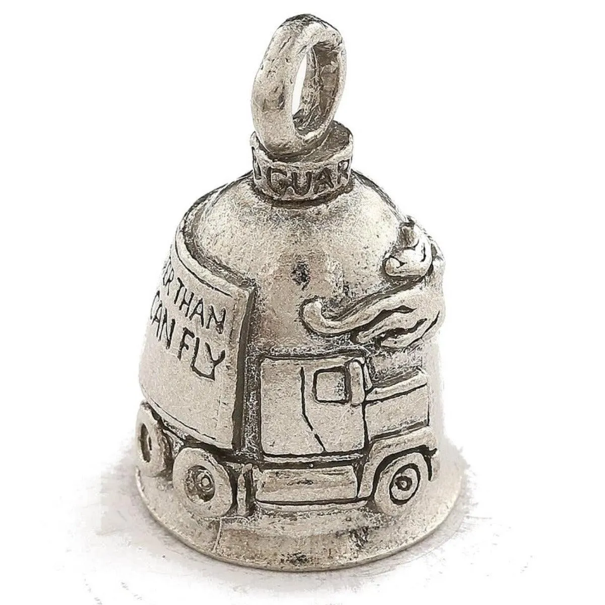 Daniel Smart Guardian Bell® Trucker, Pewter, 1.5 x 1 in