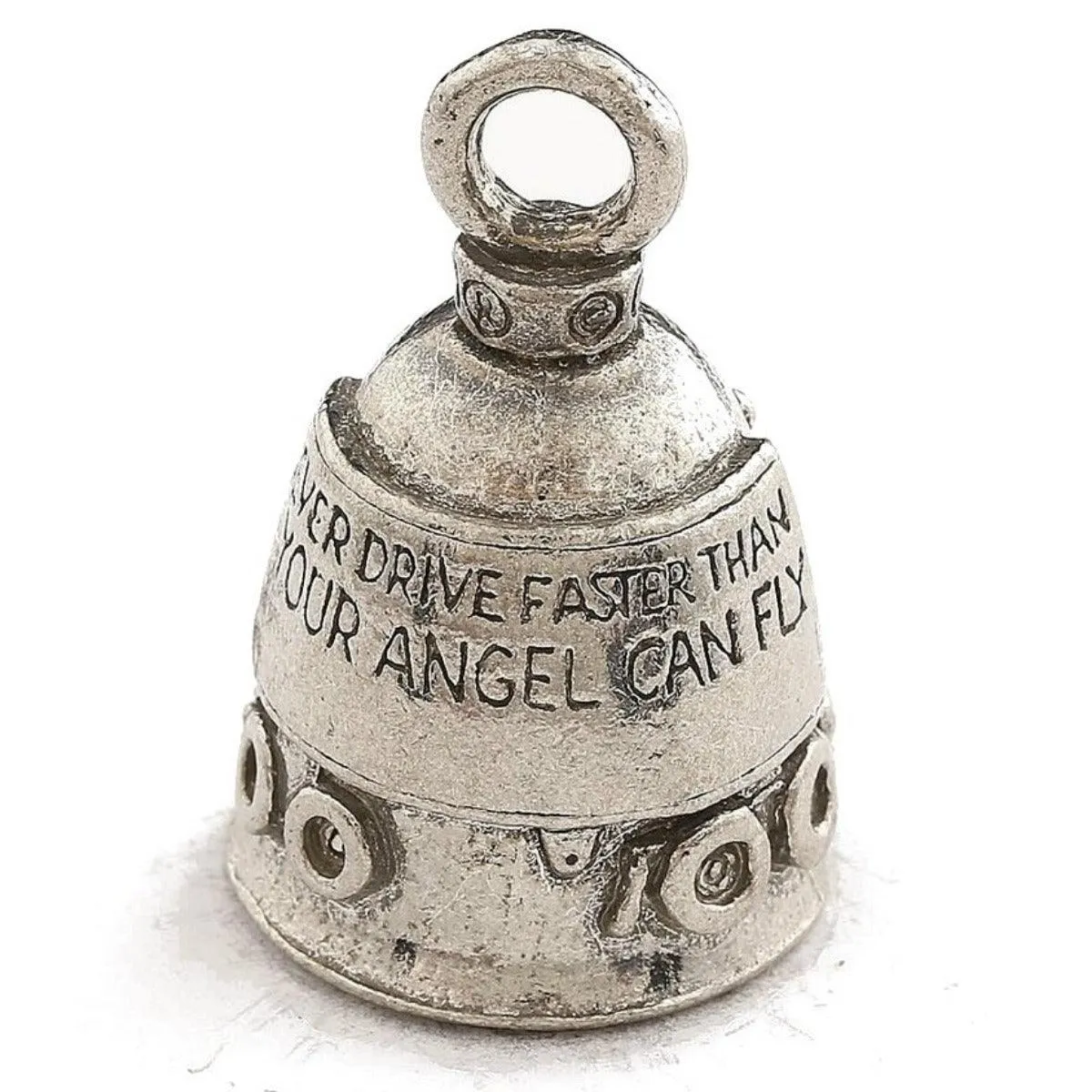 Daniel Smart Guardian Bell® Trucker, Pewter, 1.5 x 1 in